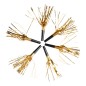 PARTY BLOW OUTS GOLD GLITTER 6-P PARTY BLOW OUTS GOLD GLITTER 6-P